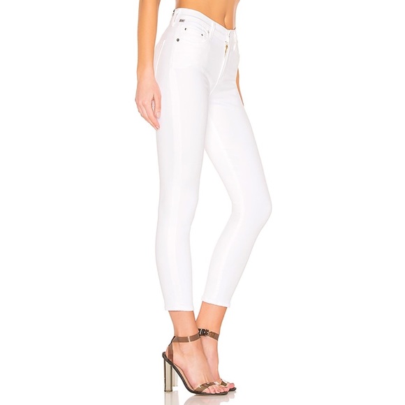 Citizen of Humanity Rocket Crop High Rise Skinny in White size 25” - Picture 2 of 9